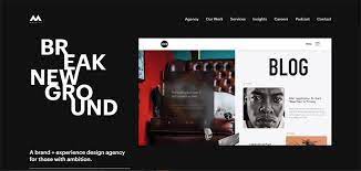 web agency website